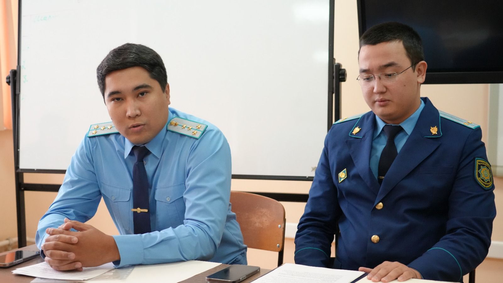 В Университете Омир прошла встреча студентов с представителями Департамента КПСиСУ ГП РК по г. Алматы
